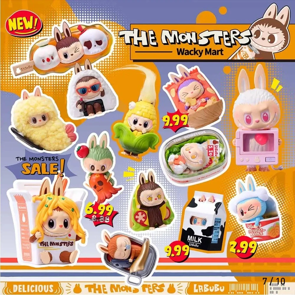 Labubu THE MONSTERS Wacky Mart Series Figures Milk - Picture 2 of 9